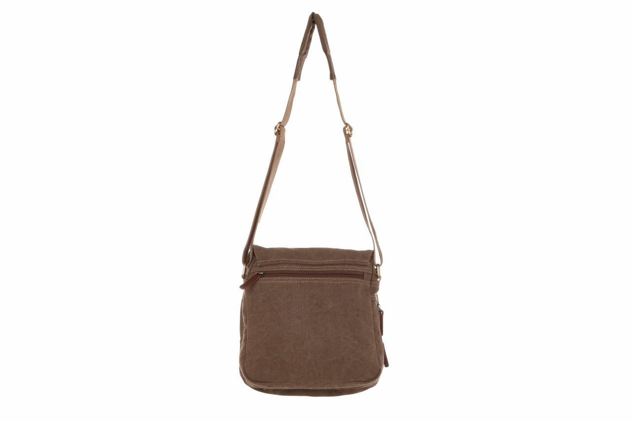 WB-6018 - Woodbridge large cross body flap over canvas bag