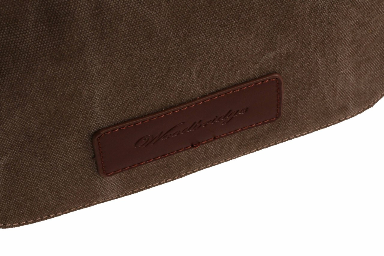 WB-6018 - Woodbridge large cross body flap over canvas bag