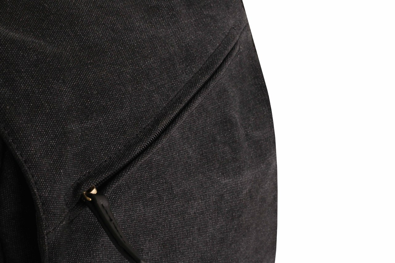 WB-6018 - Woodbridge large cross body flap over canvas bag