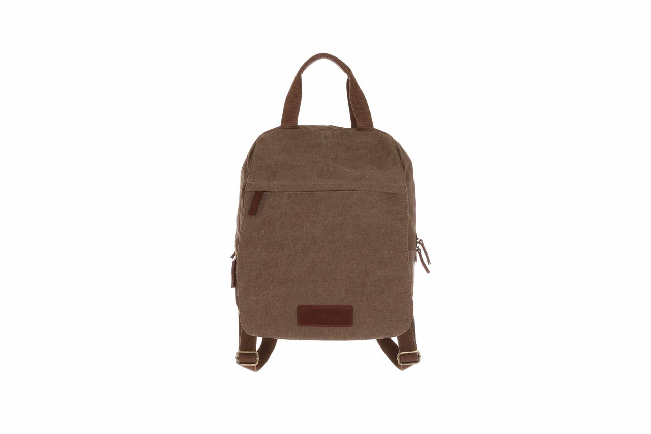WB-6020 - Woodbridge large canvas laptop backpack with front flap