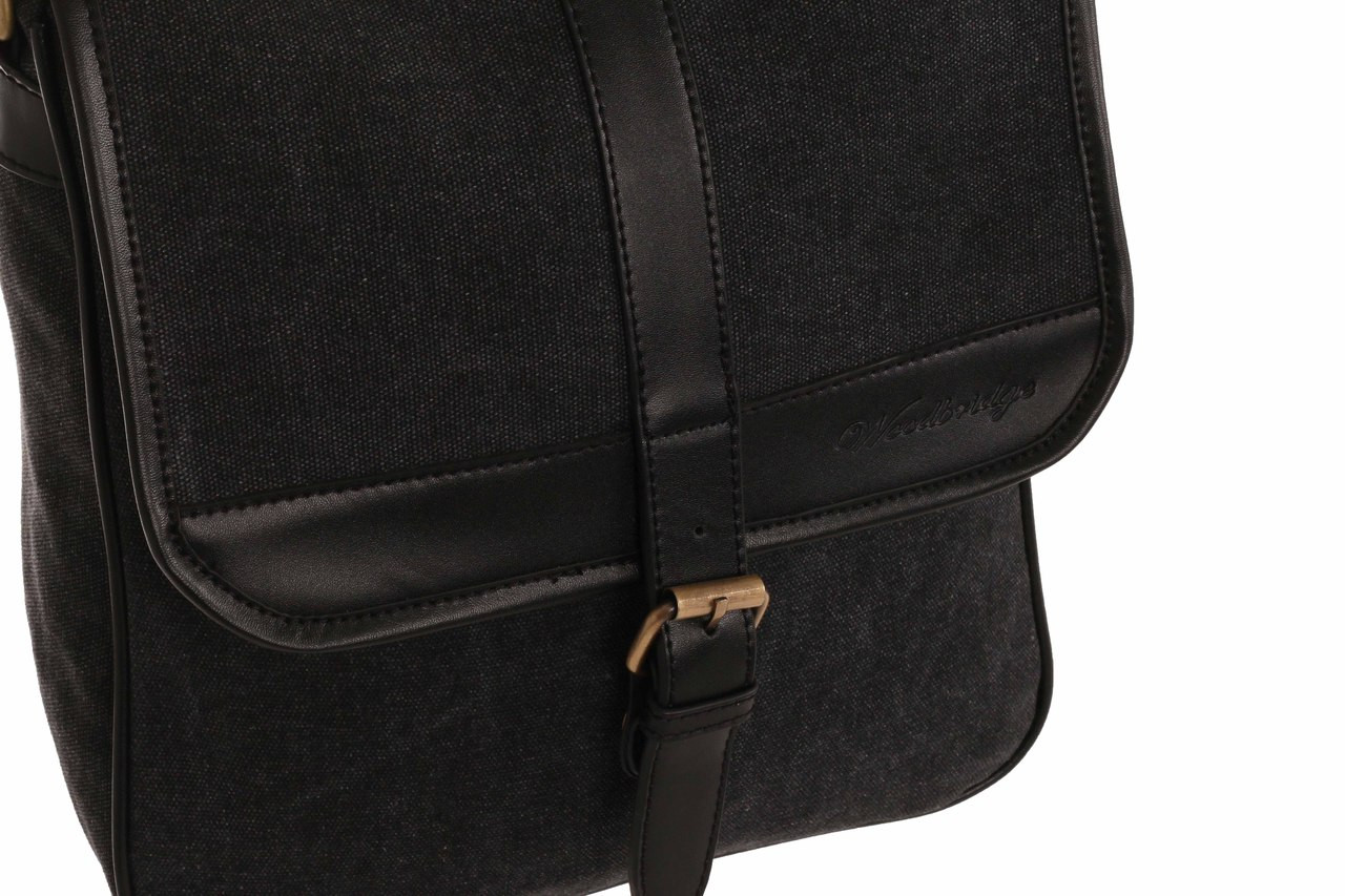 WB-6022 - Woodbridge large cross body flap over canvas bag