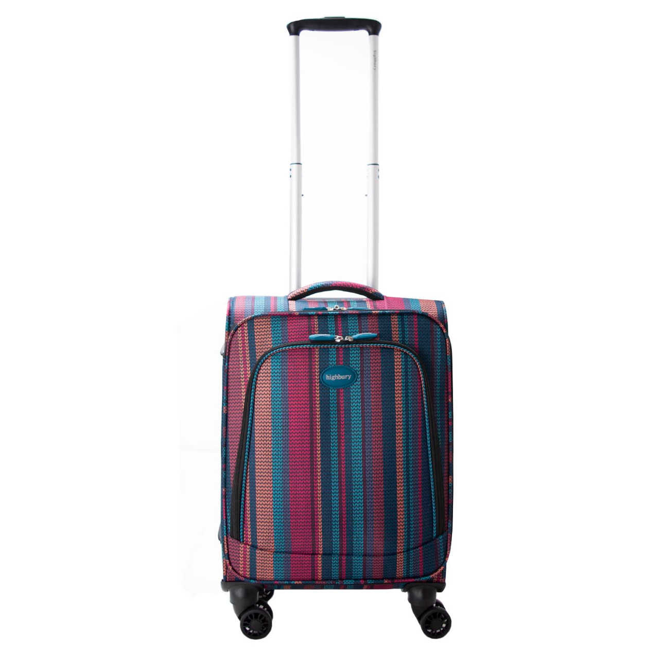 HBY-0160 - HIGHBURY Marrakesh Multi Stripe Ultra Light Weight Luggage