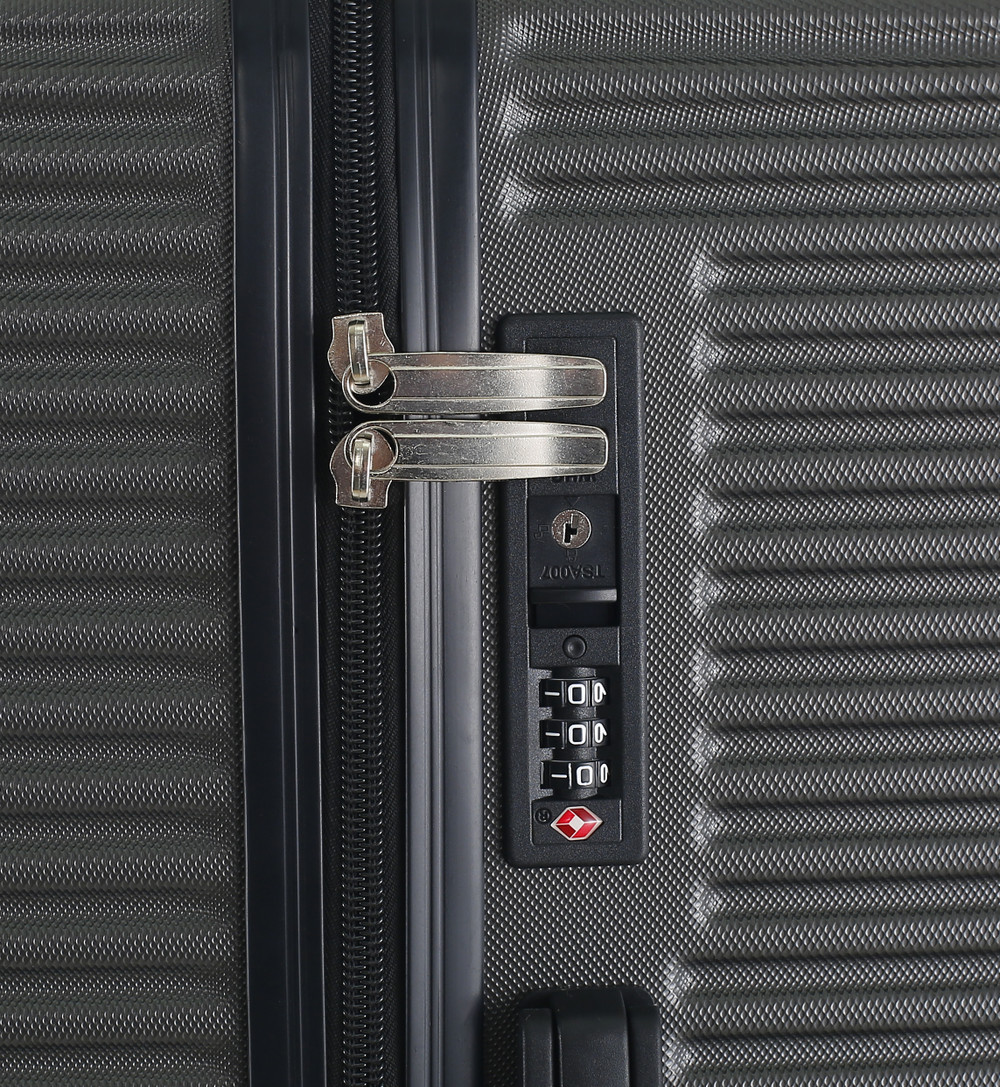 HBY-0168 - Dark Grey - HIGHBURY - Yellowstone Hard Luggage Cases