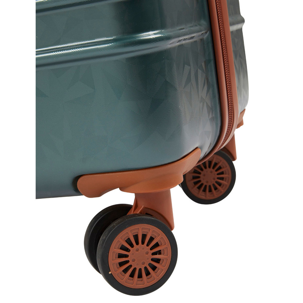 VS-1002 - Forest Green - Victoria Station Lightweight 8 wheeler ABS TrolleyCase