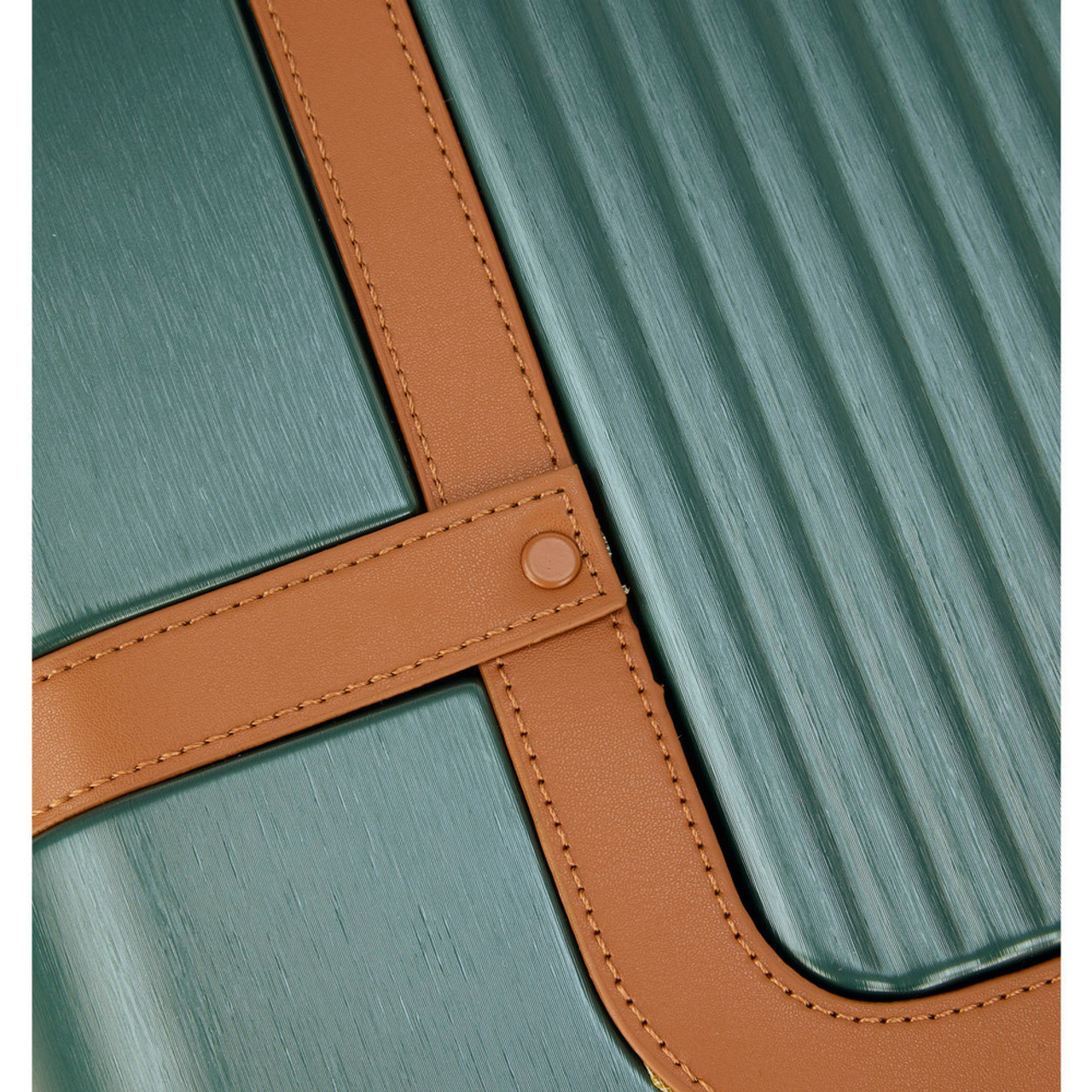 HBY-0171- HIGHBURY - ELEGANCE Forest Green Hard Luggage Cases