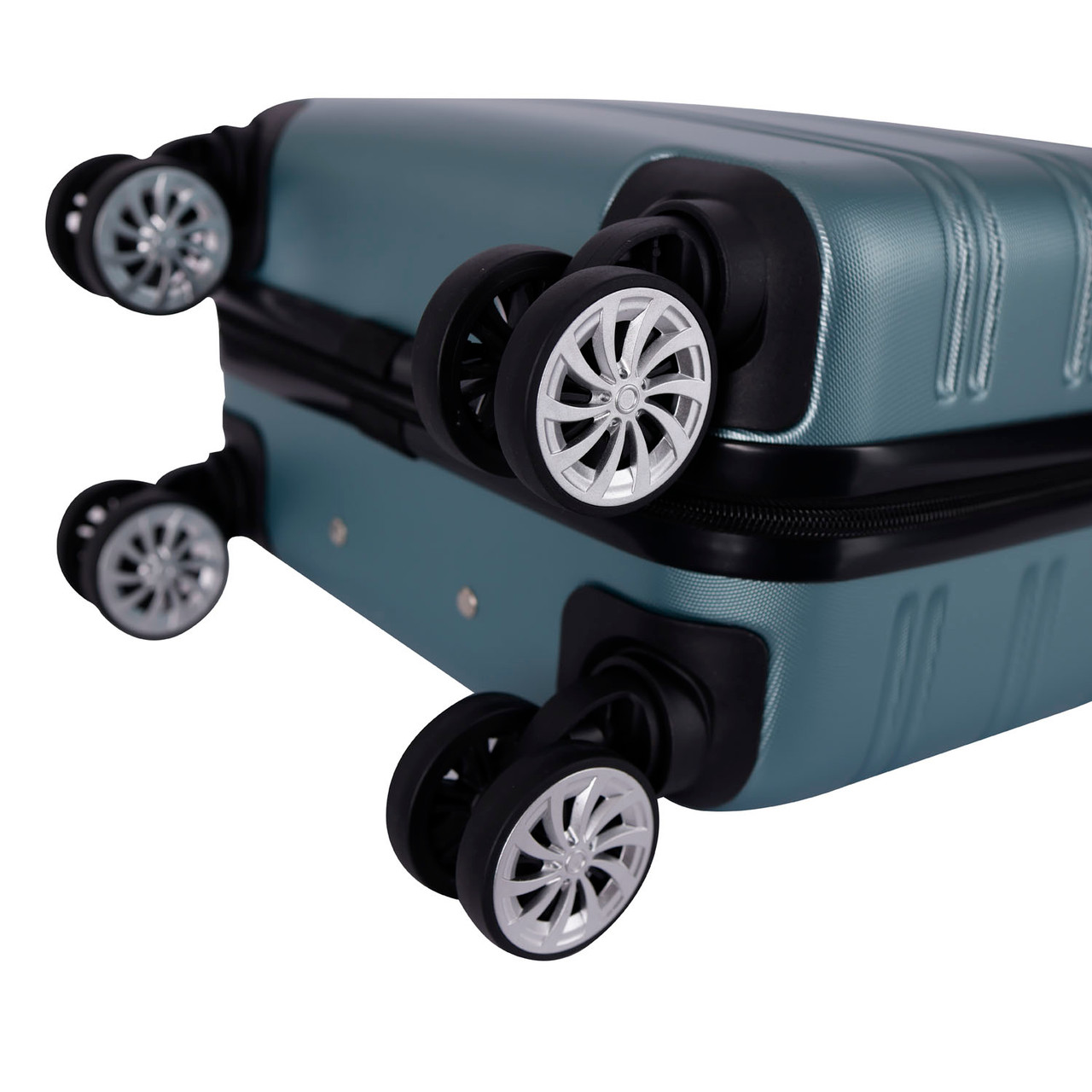 EV-441 - Sage Green  EVEREST lightweight 8 wheeler ABS luggage case