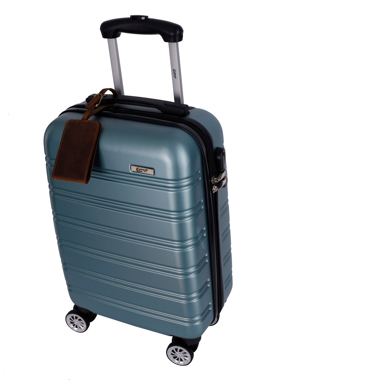 EV-441 - Sage Green  EVEREST lightweight 8 wheeler ABS luggage case
