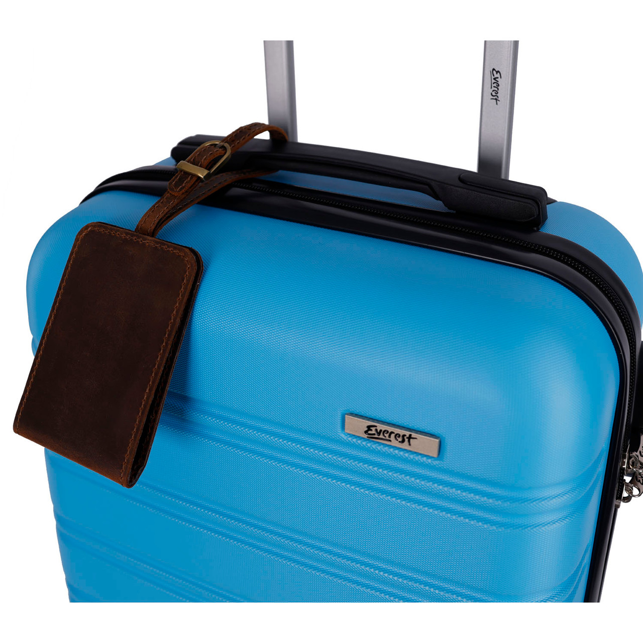 EV-441 - Sky Blue  EVEREST lightweight 8 wheeler ABS luggage case