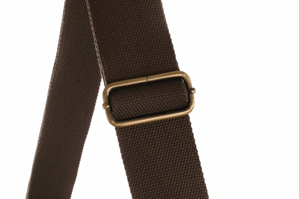 WB-6015 - Woodbridge large cross body flap over canvas satchel