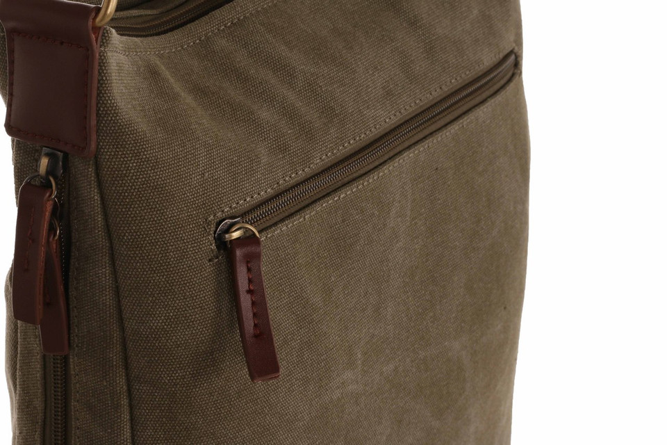 WB-6013 - Woodbridge large cross body canvas bag