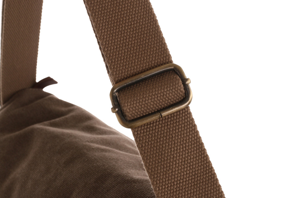 WB-6019 - Woodbridge large cross body flap over canvas bag