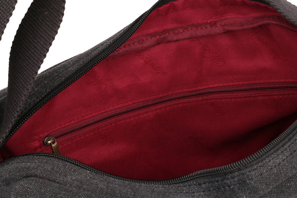 WB-6019 - Woodbridge large cross body flap over canvas bag