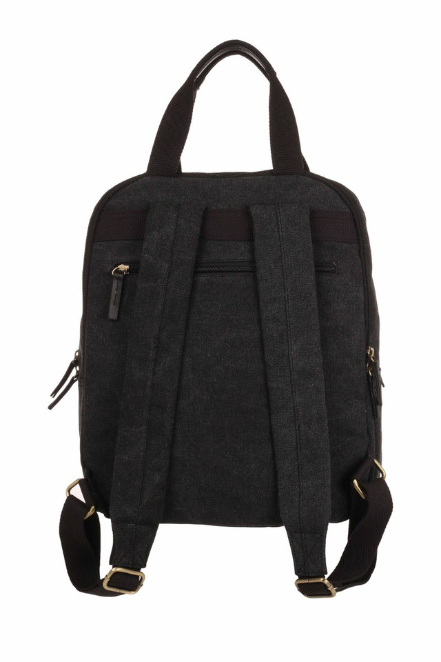 WB-6020 - Woodbridge large canvas laptop backpack with front flap