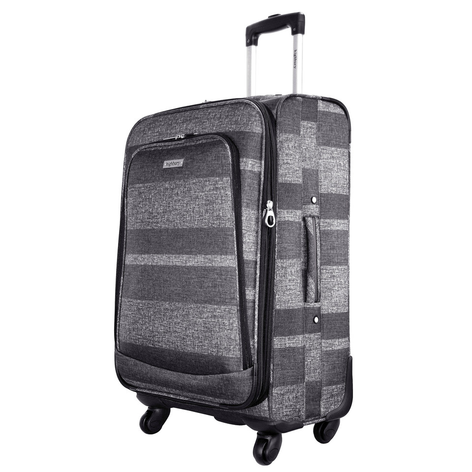 HBY-0104 - HIGHBURY Unique Grey-Stripe® Ultra Light Weight Luggage