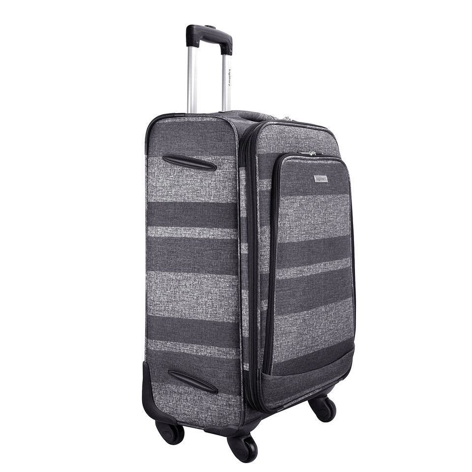 HBY-0104 - HIGHBURY Unique Grey-Stripe® Ultra Light Weight Luggage