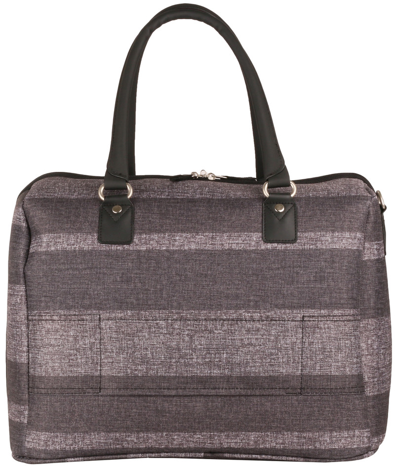 HBY-0045 - HIGHBURY Unique Grey Stripe® Vanity Bag (avai in 3 sizes)
