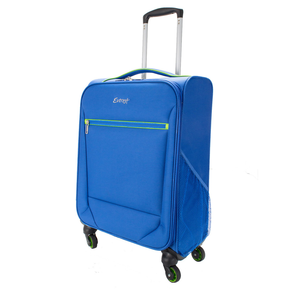 EV-428 EVEREST 4 Wheeler Cabin Trolley Case in Blue