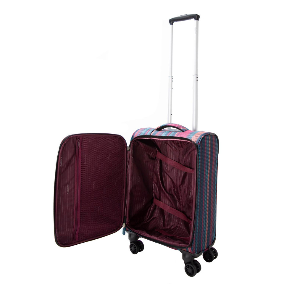 HBY-0160 - HIGHBURY Marrakesh Multi Stripe Ultra Light Weight Luggage