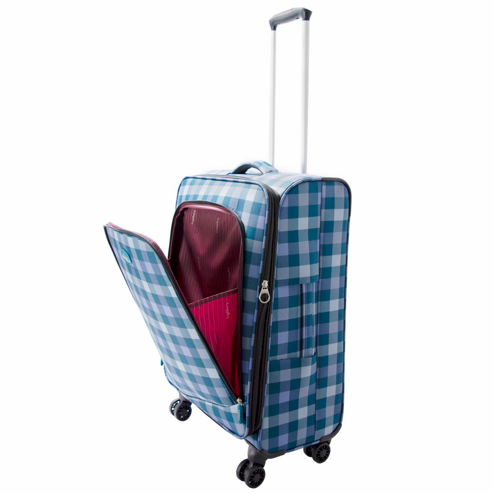 HBY-0104 - HIGHBURY Unique Blue Box Ultra Light Weight Luggage