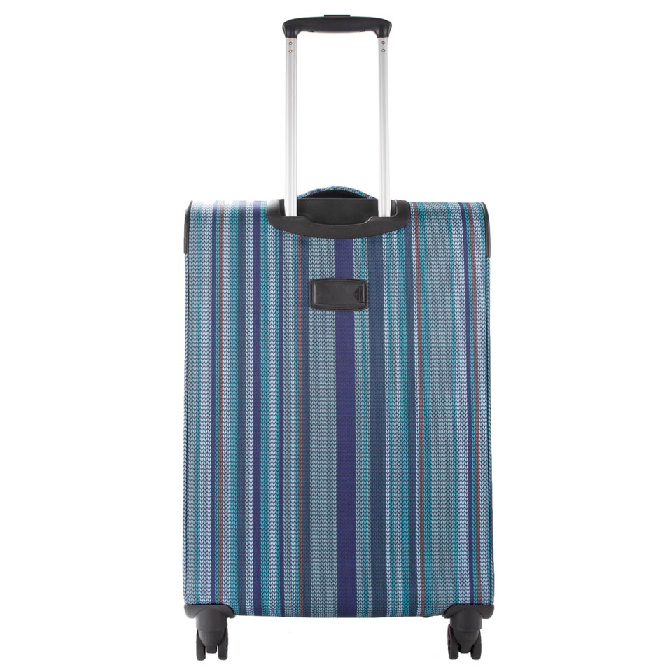 HBY-0160 - HIGHBURY Marrakesh Blue Stripe Ultra Light Weight Luggage