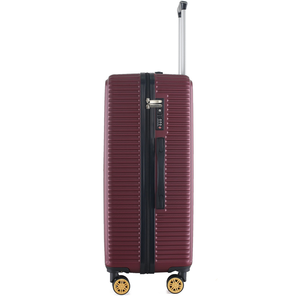 HBY-0168 - Burgundy - HIGHBURY - Yellowstone Hard Luggage Cases