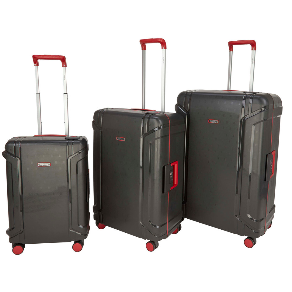 HBY-0173 - Dark Grey - HIGHBURY - Guard Hard Luggage Trolley Cases