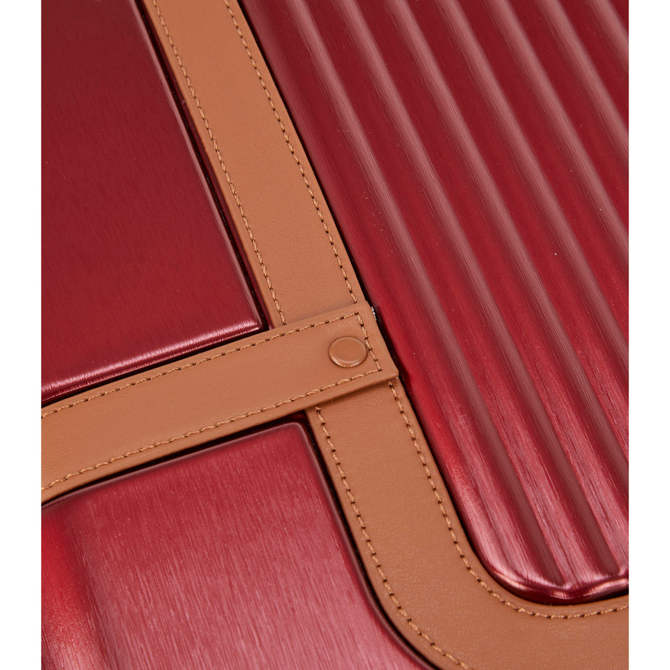 HBY-0171- HIGHBURY - ELEGANCE Burgundy Hard Luggage Cases