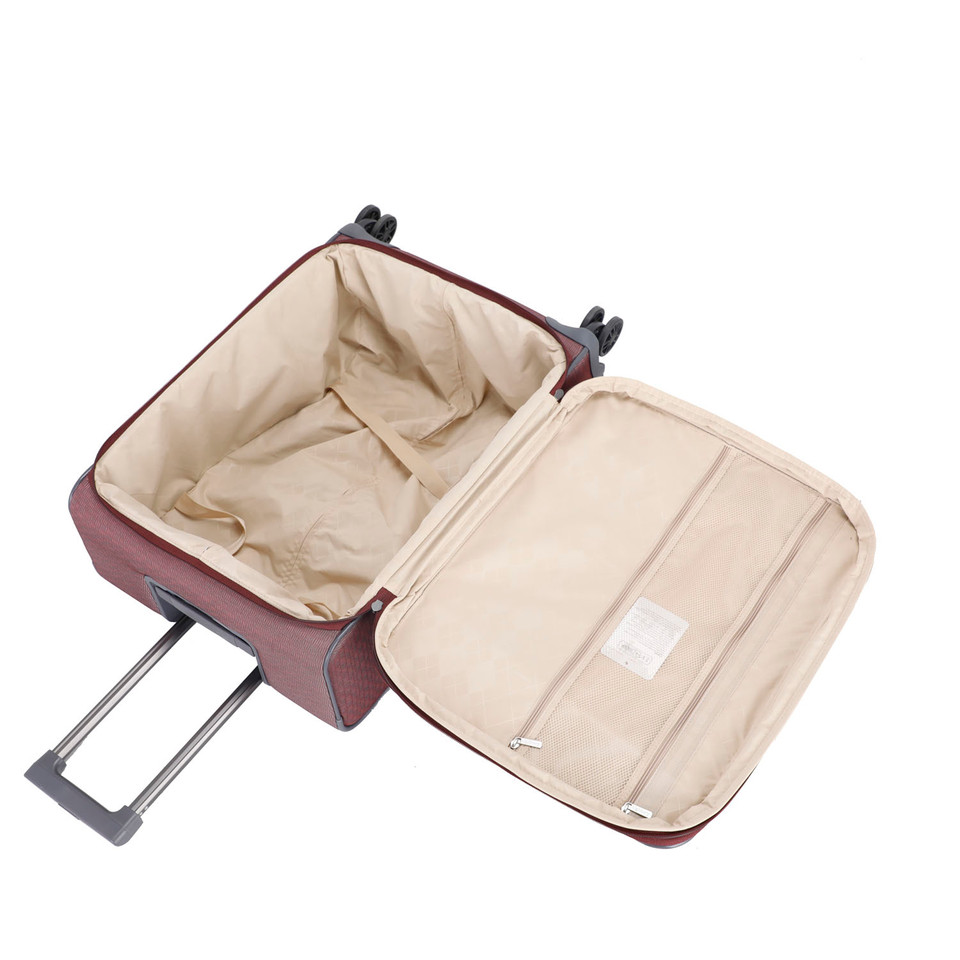 HBY-0172 - HIGHBURY KEPLER Burgundy Ultra Light Weight Luggage