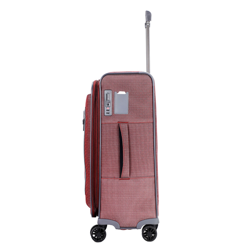 HBY-0172 - HIGHBURY KEPLER Burgundy Ultra Light Weight Luggage