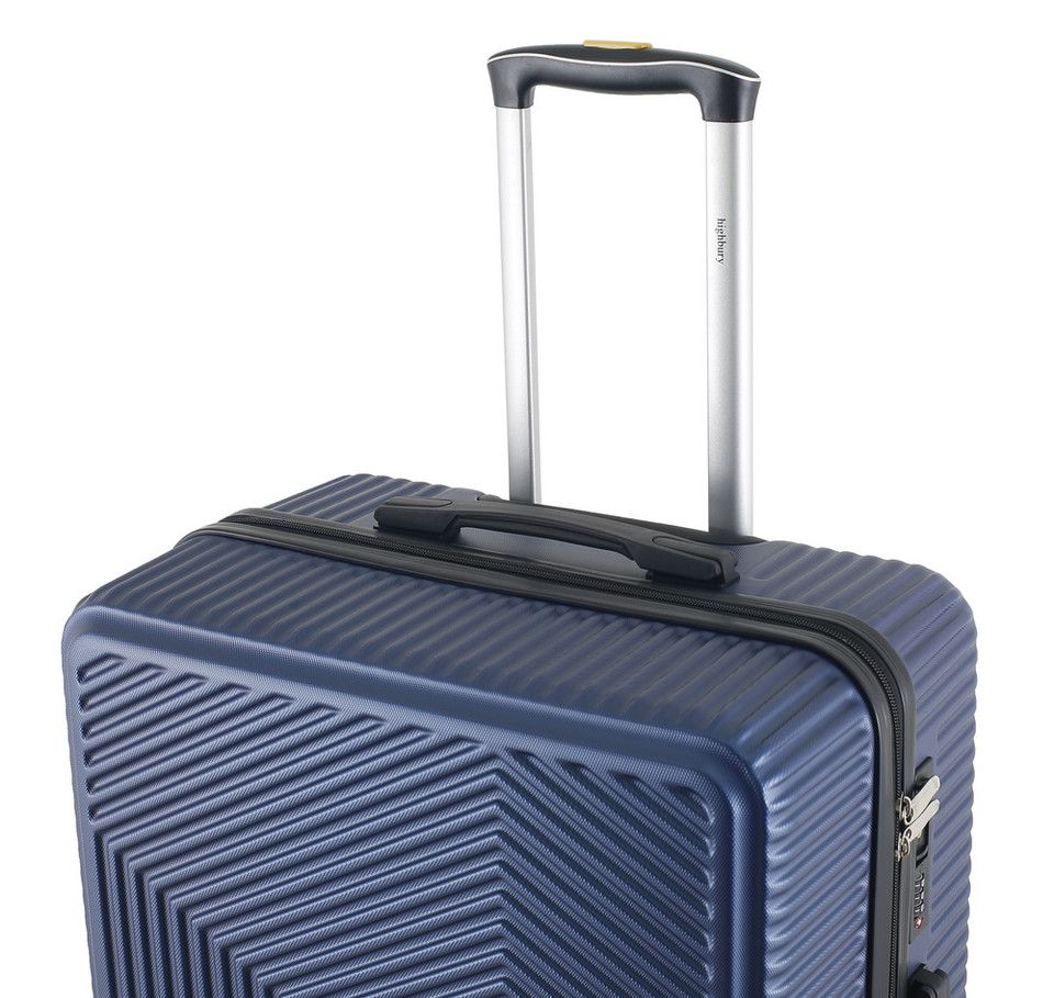 HBY-0168 - Navy - HIGHBURY - Yellowstone Hard Luggage Cases