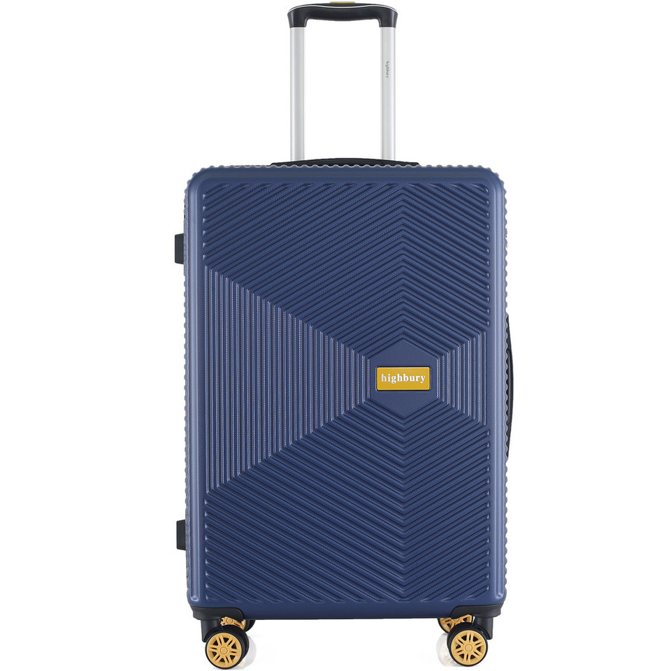 HBY-0168 - Navy - HIGHBURY - Yellowstone Hard Luggage Cases