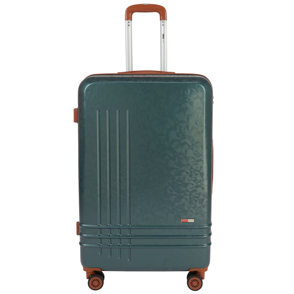 VS-1002 - Forest Green - Victoria Station Lightweight 8 wheeler ABS TrolleyCase