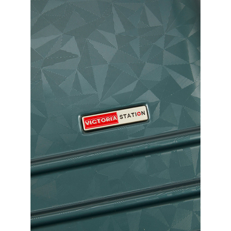 VS-1002 - Forest Green - Victoria Station Lightweight 8 wheeler ABS TrolleyCase