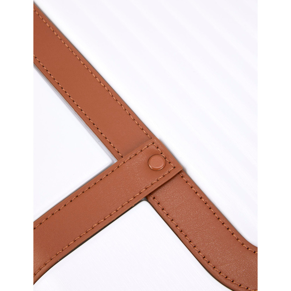 HBY-0171- HIGHBURY - ELEGANCE White Hard Luggage Cases