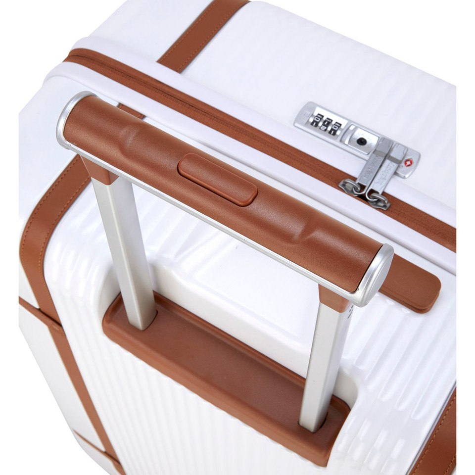 HBY-0171- HIGHBURY - ELEGANCE White Hard Luggage Cases