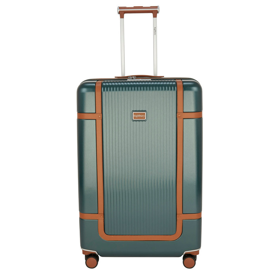 HBY-0171- HIGHBURY - ELEGANCE Forest Green Hard Luggage Cases