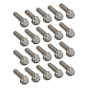 Street Pro Wheels Beadlock Ring Bolt & Washer Kit, Titanium, 5/16''-18 Thread, 1.00'' UHL (25mm), 20 Pack
