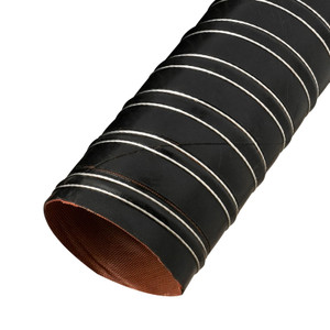 Proflow Silicone Brake Duct Hose 3.0 inch, 2 Metre Length, Black, 76mm ID, 81mm OD