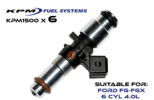 KPM 1500cc Fuel Injectors Set | Ford Barra FG - FGX | 4.0 Turbo