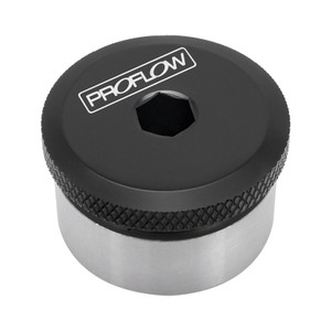 Proflow Oil Filler Cap, Weld-On, Aluminium Bung with Aluminium Cap, For Differentials, Oil Tanks, 1.50'', Each