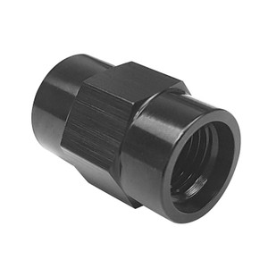 Proflow Gauge Adapters, Female AN6 To Female 1/8 NPT, Convert AN6 Male To Accept Fuel Pressure Gauge, Aluminium, Black