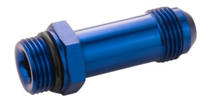 Proflow Quick Release Fuel Fitting Holley Inlet Feed -08AN Male To -08AN Male 2in, Blue