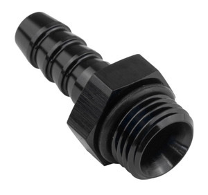Proflow Fitting adaptor AN 8 Male Hose End To 1/2in. Barb, Black