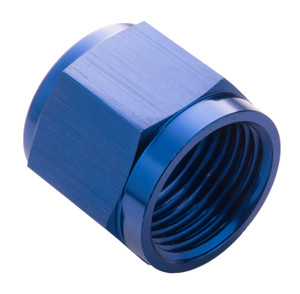 Proflow Aluminium Tube Nut AN10 For 5/8in. Tube, Blue