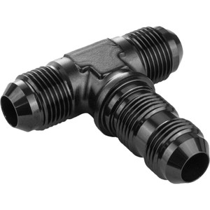 Proflow Bulkhead Adaptor AN Flare Tee Flare -10AN, Black