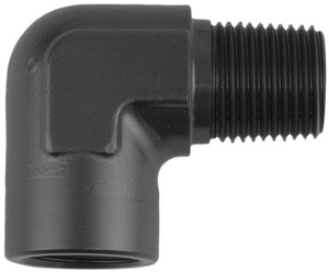 Proflow 90 Degree Coupler Female - Male Elbow 3/4in. NPT, Black