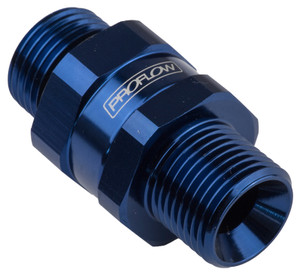 Proflow Fitting Male Swivel adaptor 18mm x 1.50 To Male -08AN, Blue