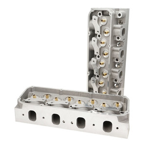 Proflow Cylinder Heads, AirMax 200, Bare Aluminium, Ford Cleveland , 2V 68cc Chamber, 205cc Intake Runner, Pair