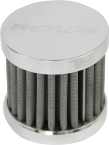 Proflow Oil Breather Filter Billet -06AN Female Thread, 40x40mm, Polished