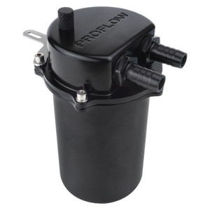 Proflow Catch Can Kit, Oil Separator, Baffled, Recirculating, 500mL, Billet Aluminium, Universal